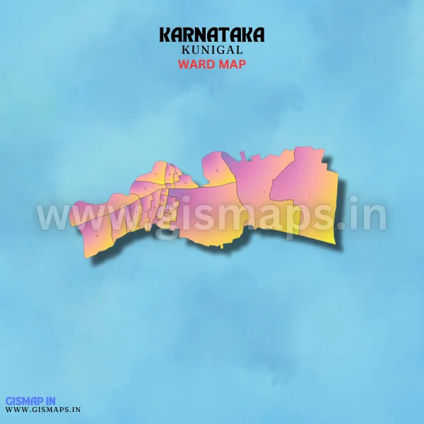 Kunigal Ward Map (Karnataka)